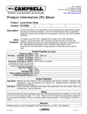 Technical data sheet 1