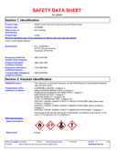 Material Safety Data Sheet