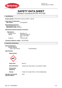 Material Safety Data Sheet