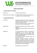 Technical data sheet 1