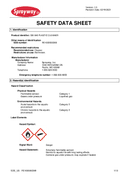 Material Safety Data Sheet