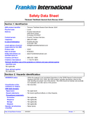 Material Safety Data Sheet