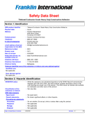 Material Safety Data Sheet