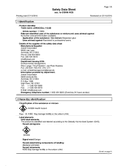 Safety data, 110.60
