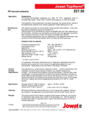 Technical data sheet 1