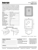 Technical data sheet 1