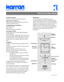 Technical data sheet 1