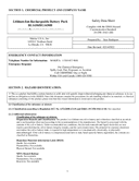 Safety data, BL1430B