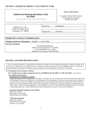 Material Safety Data Sheet