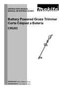 User manual 1, CRU03Z