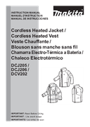 User manual 1, DCV202ZL