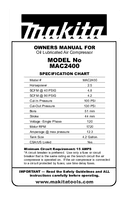 User manual 1, MAC2400