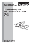 User manual 1, XCU14Z