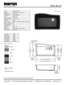 Technical data, QU-722-BI