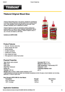 Technical data, 50609