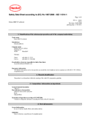 Technical data, 7501007