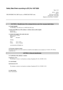 Technical data sheet 1