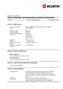 Technical data sheet 1
