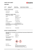 Technical data sheet 1