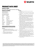 Technical data, 0893100809088    1