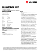 Technical data sheet 1
