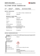Safety data, 0890303501088    6