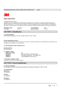 Material Safety Data Sheet
