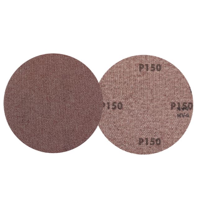 Würth 6" No Hole Hook and Loop Aluminum Oxide Net Sanding Discs