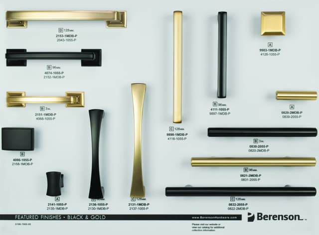 Berenson Black and Gold Display Boards