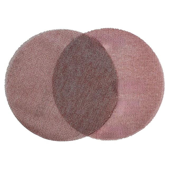 Würth 5" No Hole Hook and Loop Aluminum Oxide Mesh Sanding Discs