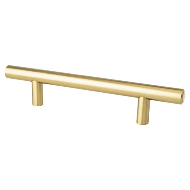 PRO LUXE Bar Pull Series 3-3/4" (96 mm) Center to Center Brushed Gold Pull, - SZLUXEBAR96-BG