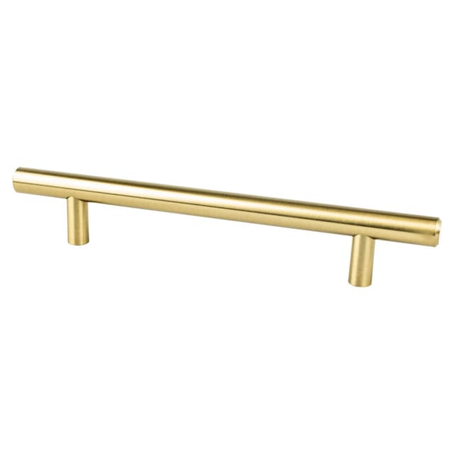 PRO LUXE Bar Pull Series 5-1/16" (128 mm) Center to Center Brushed Gold Pull, - SZLUXEBAR128-BG