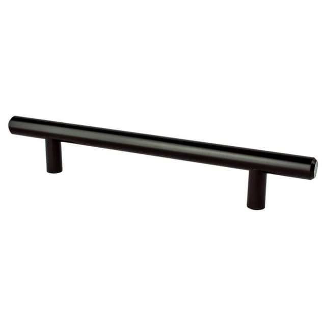 PRO LUXE Bar Pull Series 5-1/16" (128 mm) Center to Center Black Pull, - SZLUXEBAR128-BL