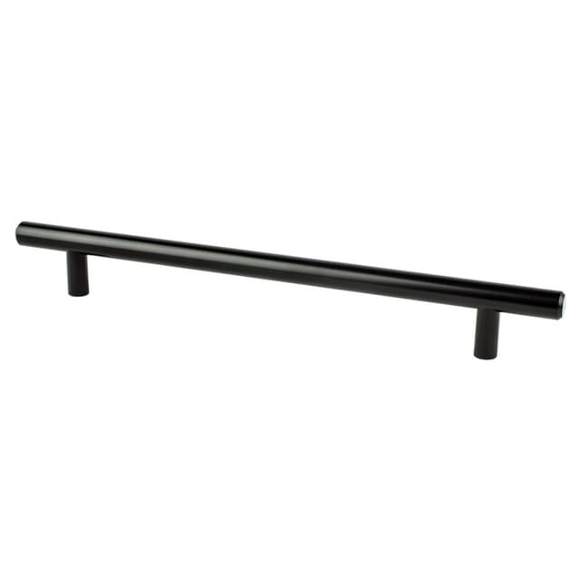 PRO LUXE Bar Pull Series 7-9/16" (192 mm) Center to Center Black Pull, - SZLUXEBAR192-BL