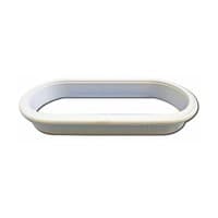 Hardware Concepts Oval One Piece Plastic Grommet, Liner Only