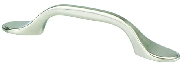 Pro Value Modern Series 3" (76 mm) Center to Center Brushed Nickel Pull, - FOOTPULL3-BN