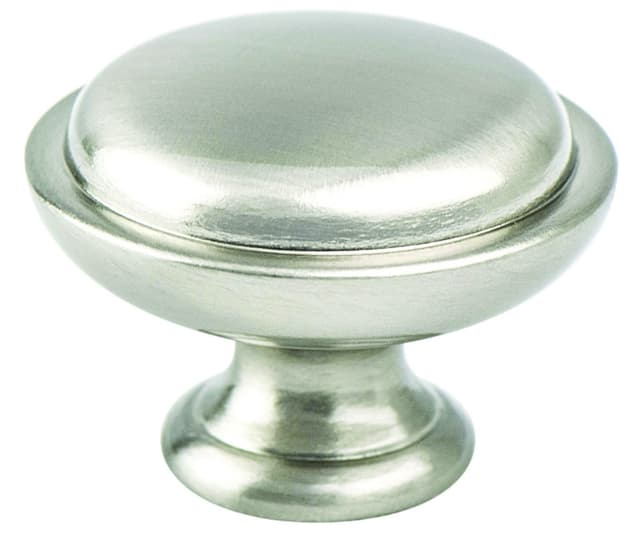 PRO Value ZZ Series Series Brushed Nickel 1-1/8" (29 mm) Diameter Knob, - RINGKNOB-BN