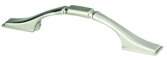 Pro Value Modern Series 3" (76 mm) Center to Center Brushed Nickel Pull, - NOTCHPULL3-BPN