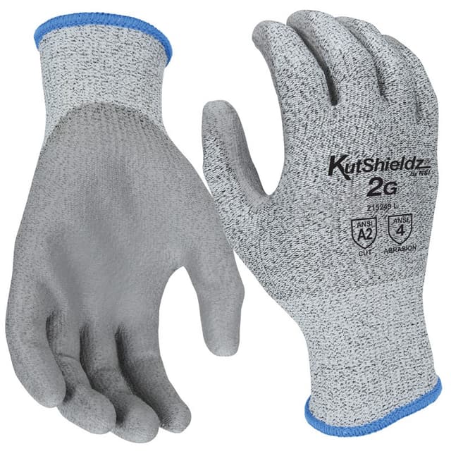 Cut-Resistant Level A2 Polyurethane Palm Gloves
