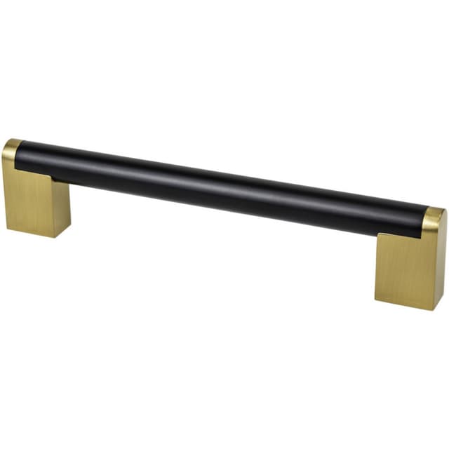 Berenson Uptown Appeal Series Studio Remix Matte Black / Modern Brushed Gold Pull, 2192-955MDB-P