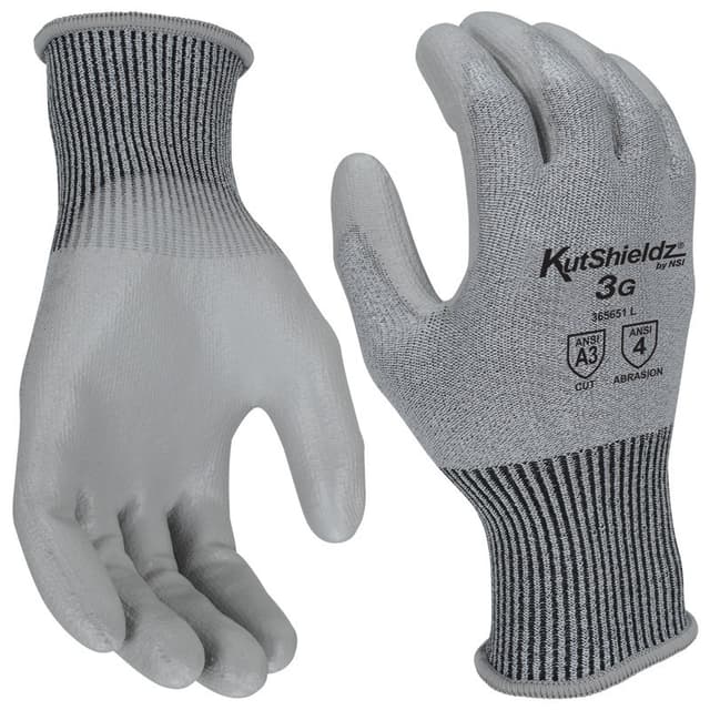 Cut-Resistant Level A3 Polyurethane Palm Gloves