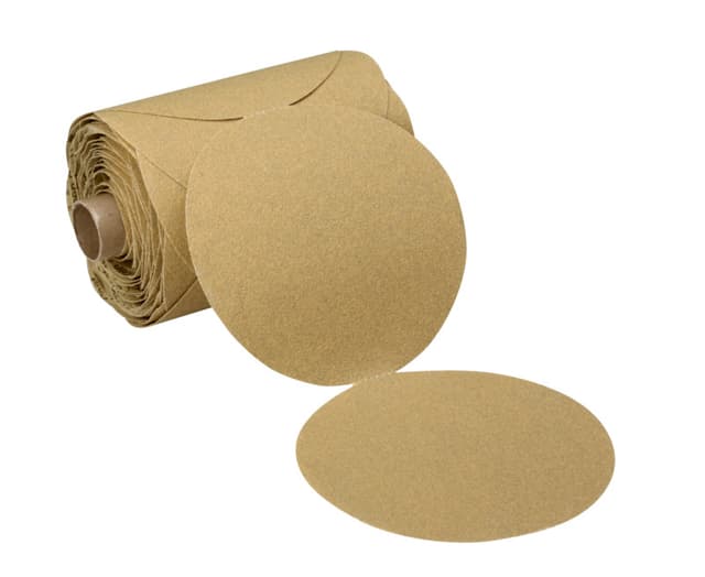 3M 6" No Hole Hook and Loop Aluminum Oxide C-Weight Paper Sanding Discs