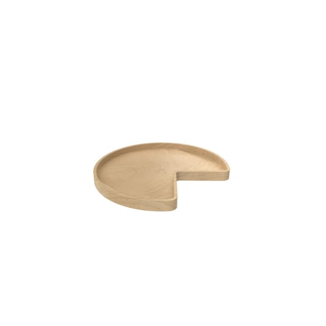 Rev-A-Shelf 4WLS-401 Series Wood Kidney Lazy Susan Tray Only