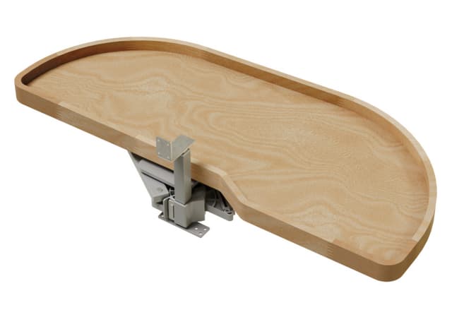 4WLS871 Series 1-Tier GIRASOLO Blind Corner Optimizer for 18" Opening, Rev-A-Shelf