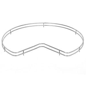 Rev-A-Shelf 5LSF4 Fence Railing for 4WLS Series Kidney Lazy Susans, Bulk Pack of 8