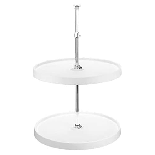Rev-A-Shelf 6012 Series Full Circle Lazy Susan for Wall Cabinets, 2 Tray Set with Hardware