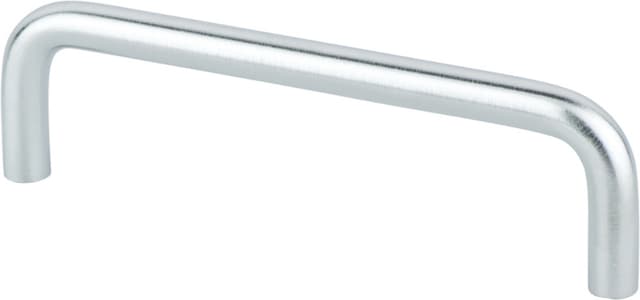 Pro Value ZZ Series 4" (102 mm) Center to Center Satin Chrome Pull, - STEELWP4-SC