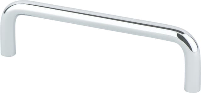 Pro Value ZZ Series 4" (102 mm) Center to Center Polished Chrome Pull, - STEELWP4-PC