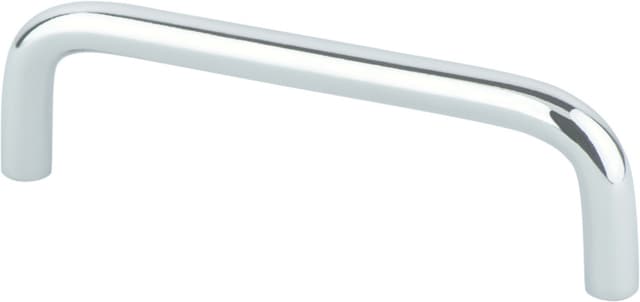 Pro Value ZZ Series 3-3/4" (96 mm) Center to Center Polished Chrome Pull, - STEELWP96-PC