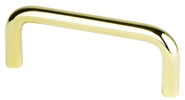 Pro Value ZZ Series 3" (76 mm) Center to Center Polished Brass Pull, - STEELWP3-PB